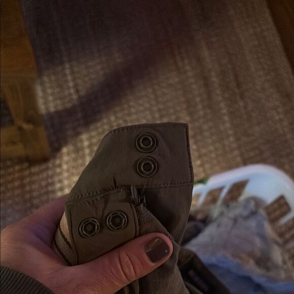 Burton Green Cargo Pants Durable Cotton Blend - Picture 10 of 10